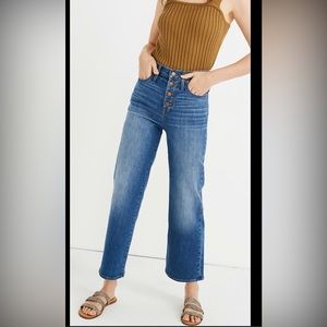 Madewell Slim Wide-Leg Crop